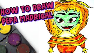 How to Draw Pepa Madrigal  Disney Encanto