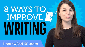 8 Ways to Practice Hebrew Writing