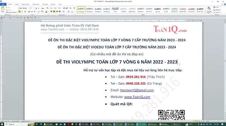 Vòng 6 violympic toán tiếng việt lớp 7 năm 2023-2023 năm 2024