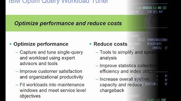 Manage Performance of DB2 for z/OS Applications Using InfoSphere Optim
