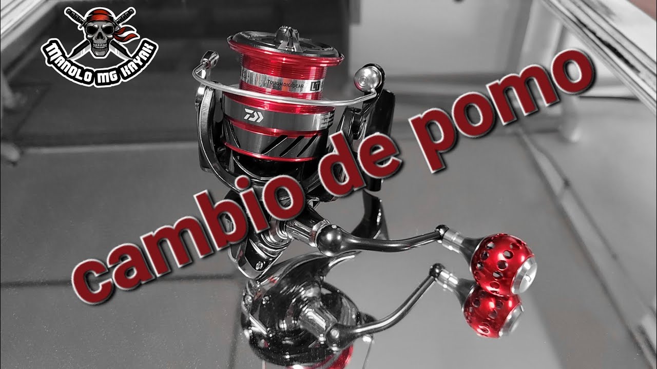 Cambiando pomo de combate a carrete Daiwa