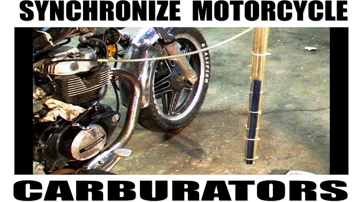How to synchronize motorcycle carburetors