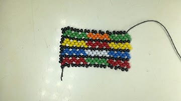 Zulu Beaded belt/bracelet tutorial