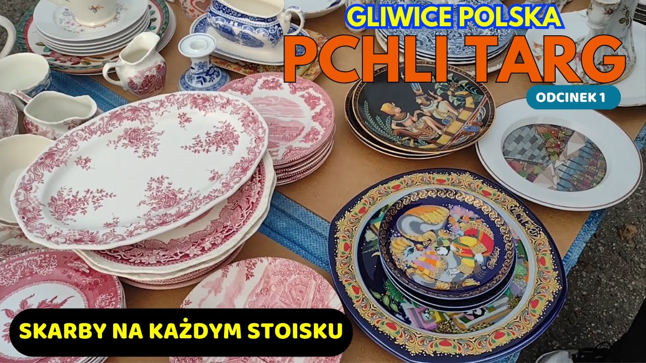 TARG STAROCI W GLIWICACH. SPACER Z NAMI. KUPILIŚMY PIĘKNE PRZEDMIOTY ZA NIEWIELE.