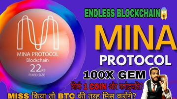 Mina Coin | 100x Gem💵| Mina Coin Price Prediction 💸| 1Mina=1BTC Soon #cryptocurrency