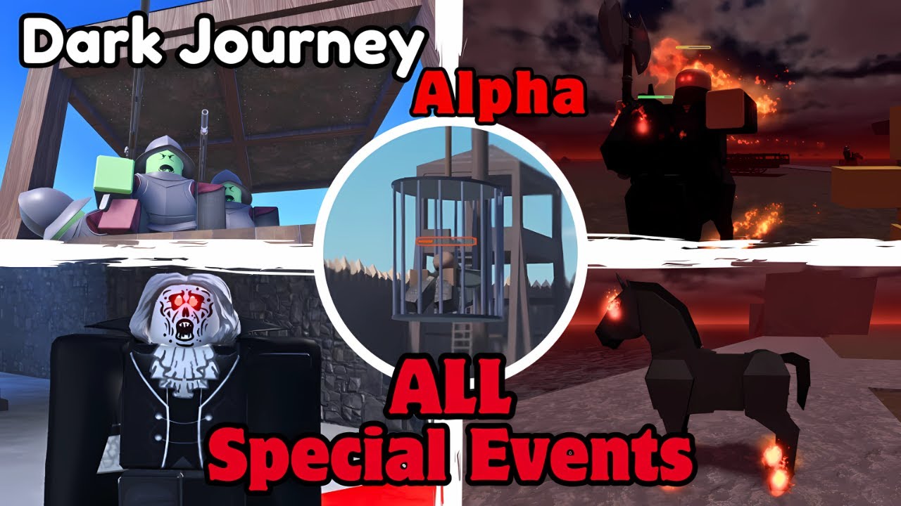 Dark Journey Alpha All Events Last Boss Fight Ending Roblox 