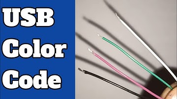 USB CABLE COLOR CODE