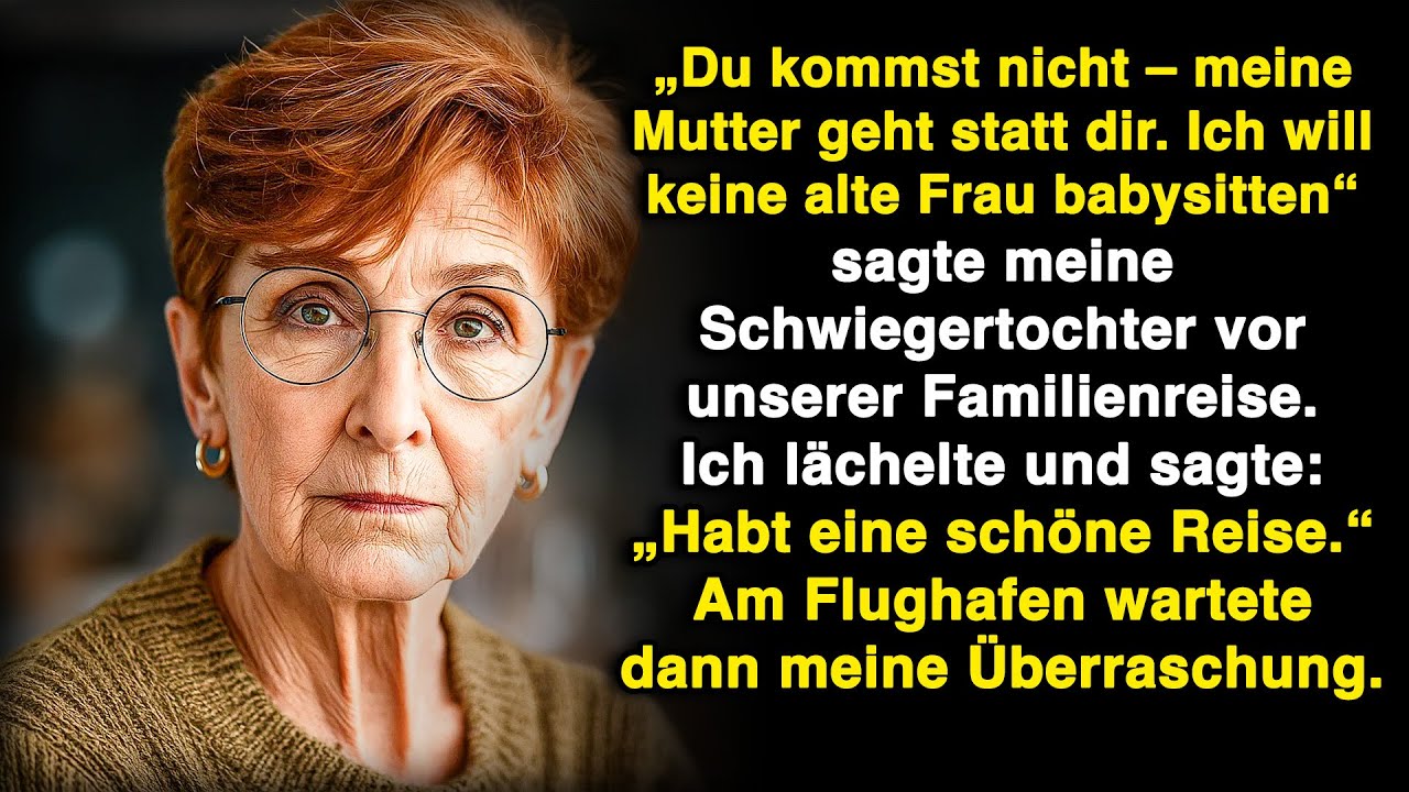 „Du kommst nicht, meine Mutter geht“, sagte meine Schwiegertochter – und fand meine Überraschung!
