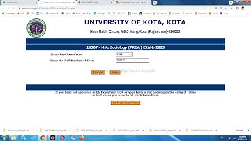 UOK EXAM FORM 2023 PHOTO SIGN ERROR