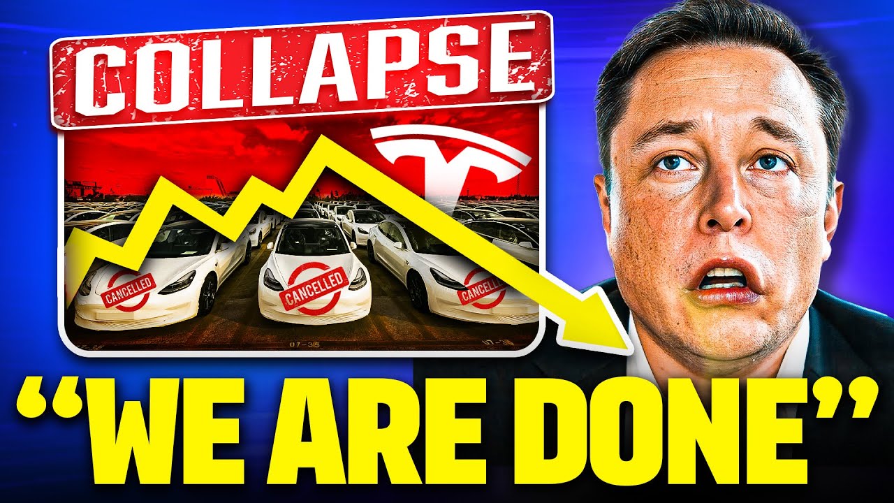 Elon Musk PANICS As Stock & Sales COLLAPSE and Anti-Elon Protests SURGE ...