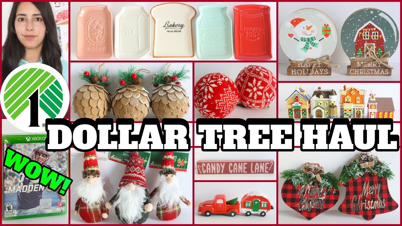 DOLLAR TREE HAUL OCTOBER 2020 CHRISTMAS IS HERE!