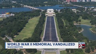 WW2 memorial vandalized in Washington DC