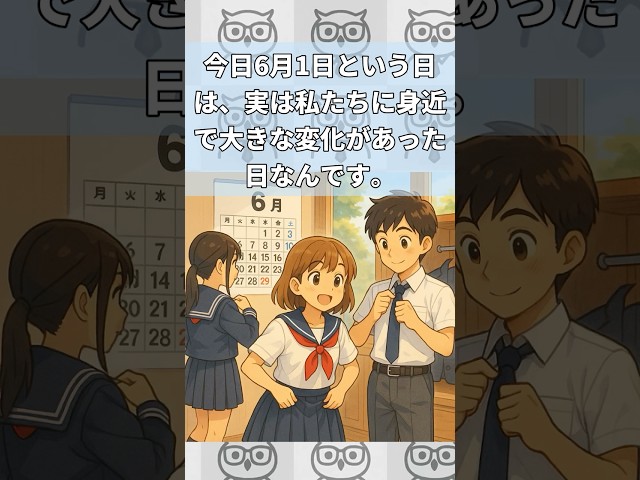 一般的に、衣替えは6月何日におこなわれるでしょう?