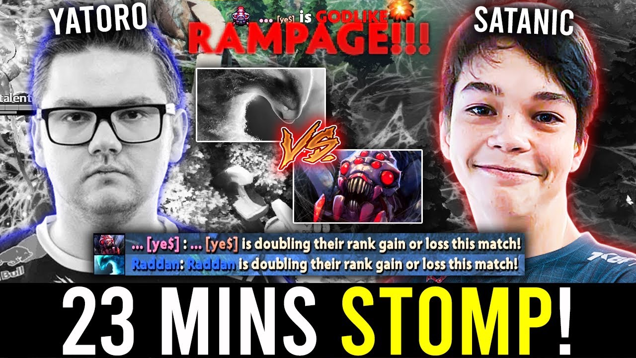 SATANIC stomping YATORO in ranked - 23 MINS DISASTER + RAMPAGE!!!