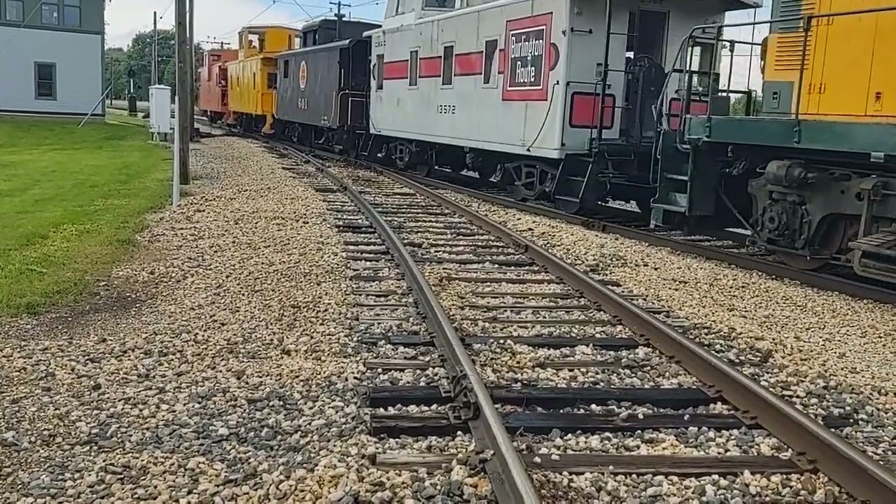 CNW 1518 with caboose train at IRM
