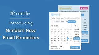Nimble's Email Reminders Feature
