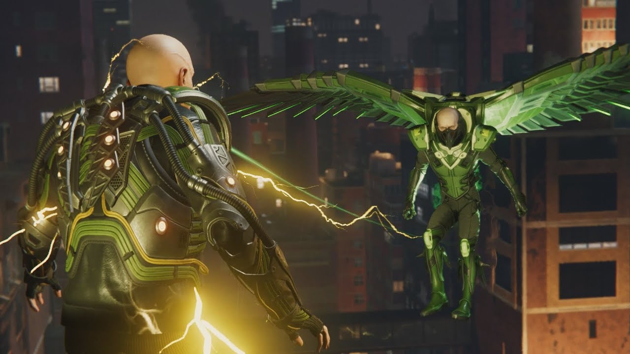 Spider-Man (PS4) - Vulture & Electro Boss Battle Movie (BEST) [1080p HD] -  YouTube