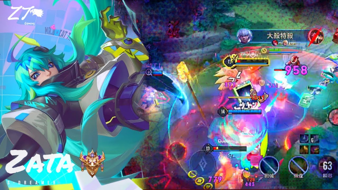 颯枷.S-Dreamer 🦅 | Arena of Valor 操作精華輯 Ep 9 力飛巔峰前百 X Nightcore - Angel With A Shotgun 【 贊恩 Zayn 】