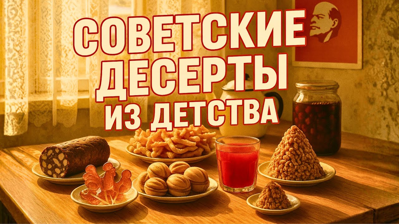Десерты из БЕЗЗАБОТНОГО ДЕТСТВА советского пионера!