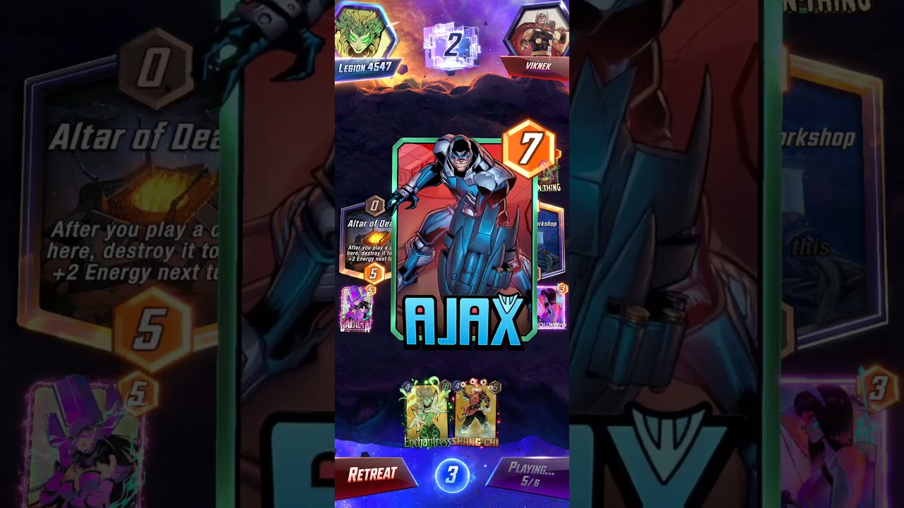 Marvel Snap - Tech Vs. Affliction