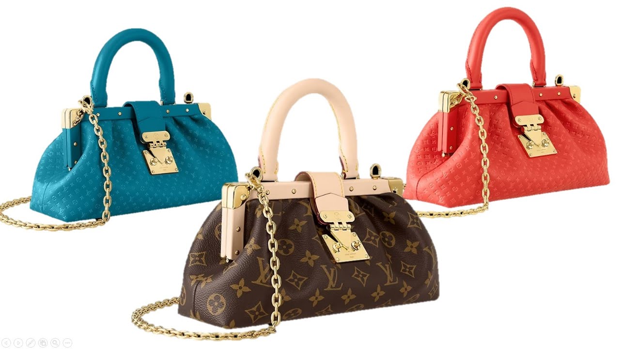 A Closer Look: Louis Vuitton Blue Monogram Canvas Bag Collection