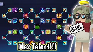 The Power Of Full Max Talent In Bedwars!!! [Blockman Go]
