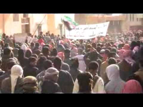 ثورة ثورة سوريا ثورة عز و حرية مدينة ضمير في 6 1 2012