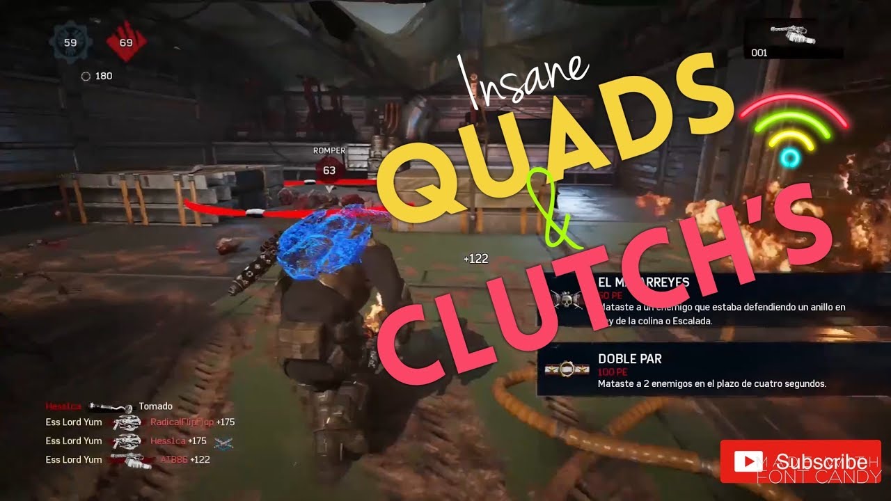 Ess Lord Yum - "Quads & Clutch's" (Gears of War 4)