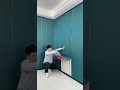 #Old House Renovation and Remodeling #Thickened Linen Self-Adhesive Wallpaper #wallart #shortvideo
