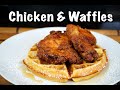 How To Make Chicken & Waffles - Fried Chicken & Homemade Waffles Recipe #MrMakeItHappen
