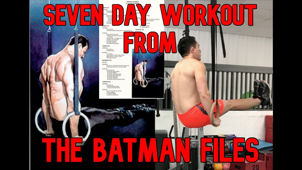 Batman’s OFFICIAL Workout from “The Batman Files” - I tried all 7 days ...