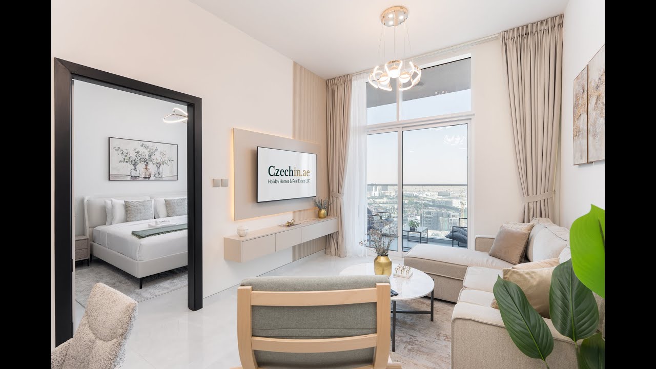 🏡 Stylish & Bright Luxury 1 Bedroom | Miracle Garden View | Skyz by Danube | Arjan 🌸🏙️