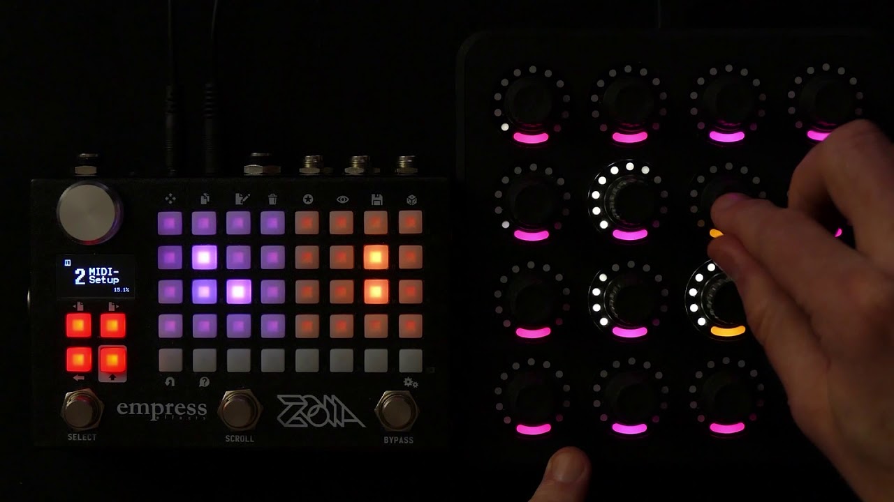 Zoia Tutorial MIDI Fighter Twister Module Patch Empress Effects Zoia YouTube