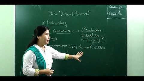 CLASS 6 | COMPUTER SCIENCE | INTERNET SERVICES