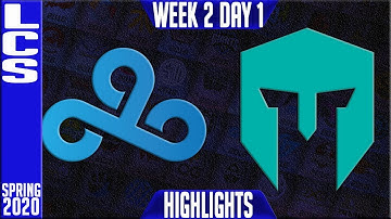 C9 vs IMT Highlights | LCS Spring 2020 W2D1 | Cloud9 vs Immortals