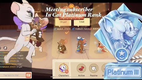 Tom and Jerry Chase Meeting Subscriber In Cat Platinum