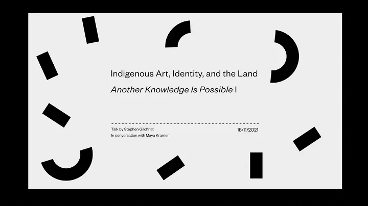 Stephen Gilchrist - Indigenous Art, Identity, and ...