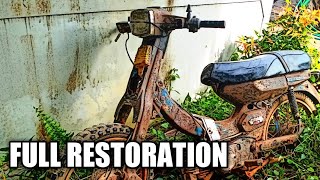 FULL RESTORATION YAMAHA V80 1980 || Restored Old Two Stroke Motorcycle - TimeLapse