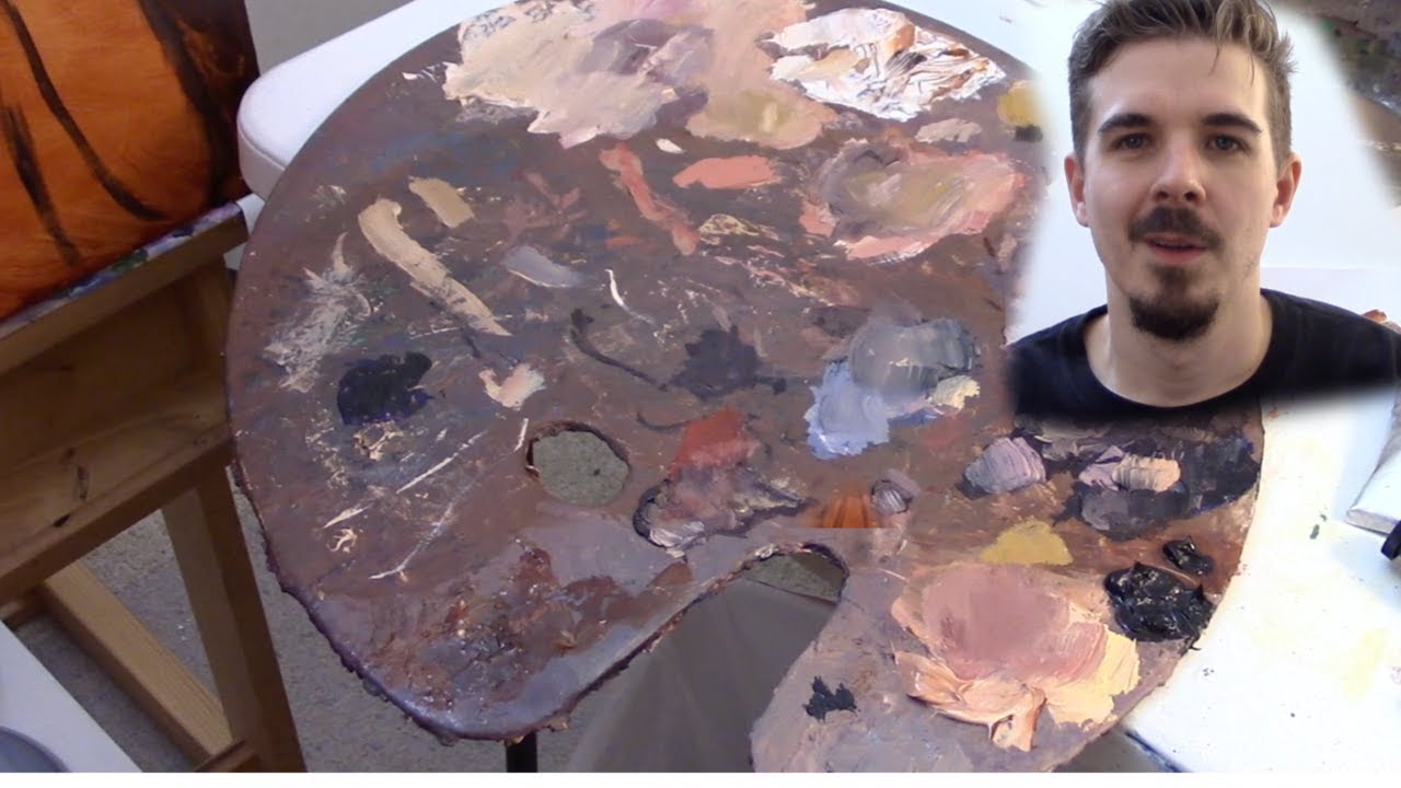 Preparing a Wooden Painter's Palette 