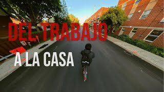 Del trabajo a la casa en bici