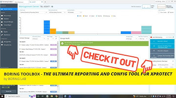 Boring Toolbox - The Ultimate Reporting and Config Tool for Milestone XProtect