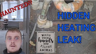 Heating leak in a HAUNTED house!?