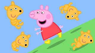 Peppa Pig English Episodes | Peppa Pig's Teddy Rolls Down the Hill