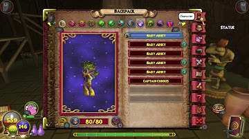 Wizard 101 myth character on console game PS 5