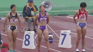 20171006 えひめ国体 A女子100m準決勝-決勝
