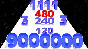 Number Run And Merge vs Toy Spring - Level Up Number (NOOB vs PRO vs HACKER) New Update