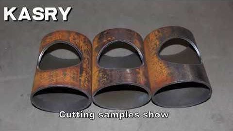 3 axis round pipe hole cutting——Shandong Kasry