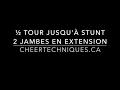  tour jusqu stunt 2 jambes en extension