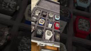 Famous Karan Aujla watch collection. #karanaujla #richardmille #rolex #patekphilippe #audemarspiguet Net Worth