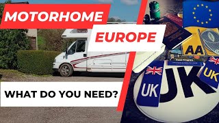 Planning a Motorhome Roadtrip to Europe 2024 |Essential Documents you will NEED